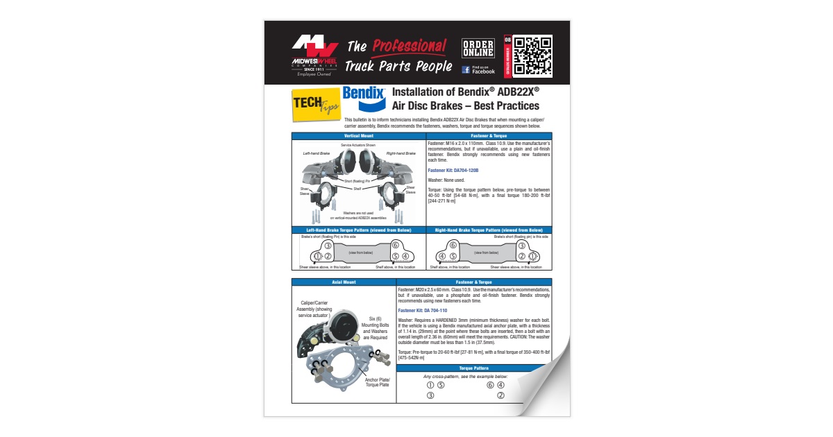 08Installation Of Bendix ADB22X Air Disc Brakes